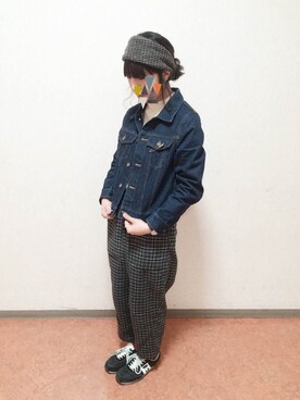 「ichi（イチ）のアイテム（ジャケット/アウター）」を使った、FIRSTビバシティ店さん（レディース・157cm）の冬コーディネート