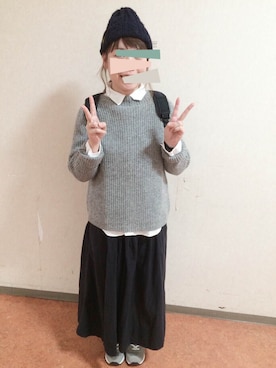 「TANG!（タング）のアイテム」を使った、FIRSTビバシティ店さん（レディース・155cm）の冬コーディネート