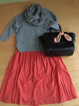 「雨」｜mi06koさん（レディース・160cm）の冬コーディネート