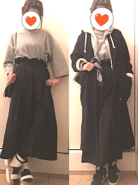 「シャネル」｜「アイテム（チェスターコート）」を使った、nya.パーソナルスタイリストさん（レディース・154cm）の春コーディネート