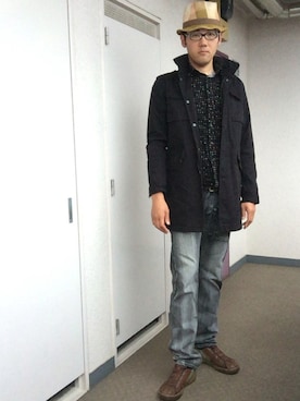 「ROYAL ELASTICS（ロイヤルエラスティクス）のアイテム（シューズ）」を使った、ひろしさん（メンズ・183cm）の春コーディネート