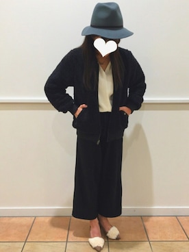 「OLIVE des OLIVE（オリーブデオリーブ）のアイテム（MA-1）」を使った、myuriさん（レディース・157cm）の秋コーディネート