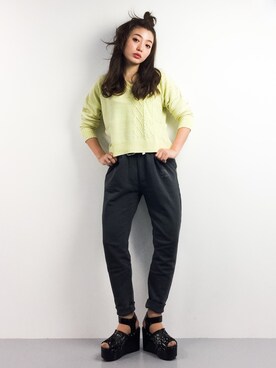 「No6（ナンバーシックス）のアイテム」を使った、Y.Iさん（レディース・162cm）の春コーディネート