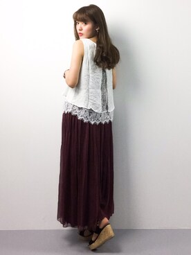 Y.Iさん（レディース・162cm）の春コーディネート