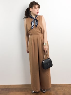 「Ameri（アメリ）のアイテム（ワンピース/ドレス）」を使った、Y.Iさん（レディース・162cm）の春コーディネート