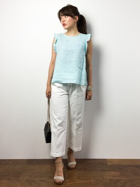 「PARADIS COULEUR（パラディクルール）のアイテム」を使った、Y.Iさん（レディース・162cm）の春コーディネート