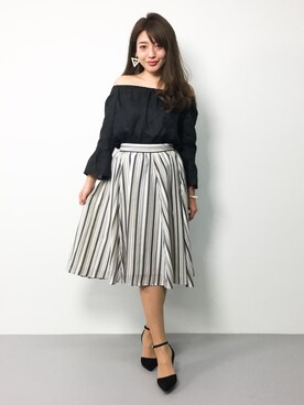 「je（ジェイイー）のアイテム」を使った、Y.Iさん（レディース・162cm）の春コーディネート