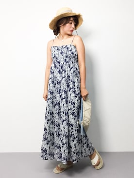 インド綿キャミワンピース を使った人気ファッションコーディネート Wear