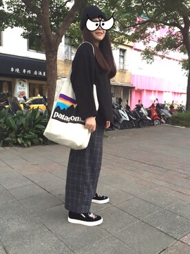 帆さん（レディース・153cm）の秋コーディネート