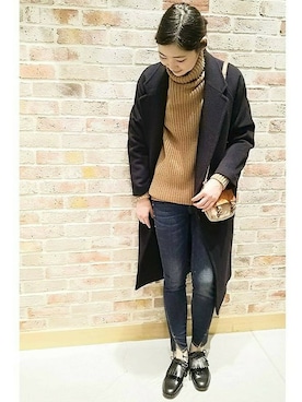 「relume」｜JOURNAL STANDARD relume LADY'S 表参道店スタッフさん（レディース・167cm）の冬コーディネート