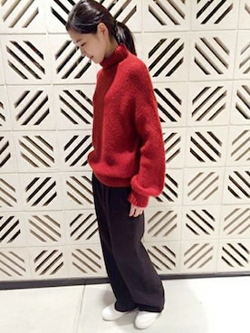 「relume」｜JOURNAL STANDARD relume LADY'S 表参道店スタッフさん（レディース・167cm）の冬コーディネート
