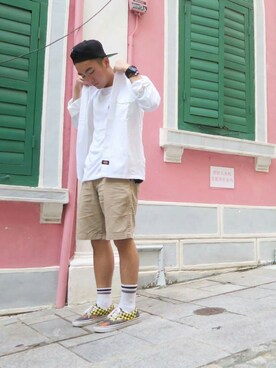 「ESPRIT（エスプリ）のアイテム（トップス）」を使った、Yiu_sさん（メンズ・170cm）の秋コーディネート