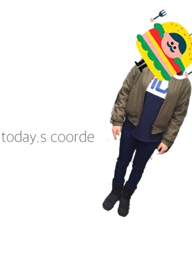 「topic luxe（トピックラックス）のアイテム」を使った、aさん（レディース・155cm）の春コーディネート