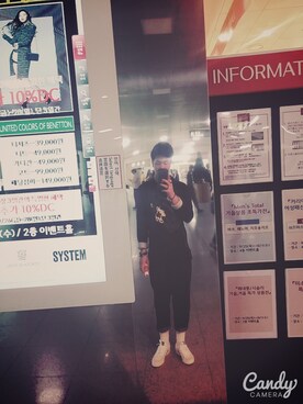 「와이드팬츠」｜정영광さん（メンズ・170cm）の秋コーディネート