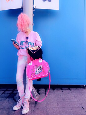 「pinkhair」｜yuuさん（レディース・158cm）の秋コーディネート