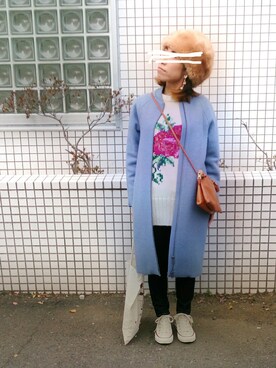 「COS（コス）のアイテム（その他アウター）」を使った、ケイコさん（レディース・150cm）の冬コーディネート