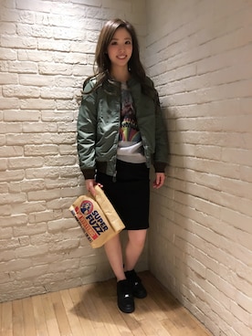 anna yamaguchiさん（レディース・162cm）の冬コーディネート