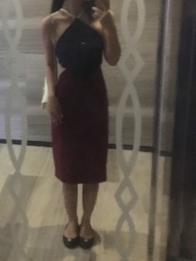 「Alexander McQueen（アレキサンダーマックイーン）のアイテム（バレエシューズ）」を使った、巫曉琳さん（レディース・161cm）の夏コーディネート