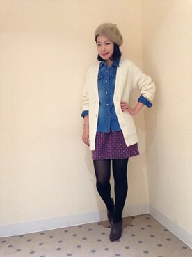 やまさんさん（レディース・167cm）の冬コーディネート