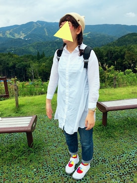 「アイテム（シャツワンピース）」を使った、なっつさん（レディース・168cm・20代）の夏コーディネート