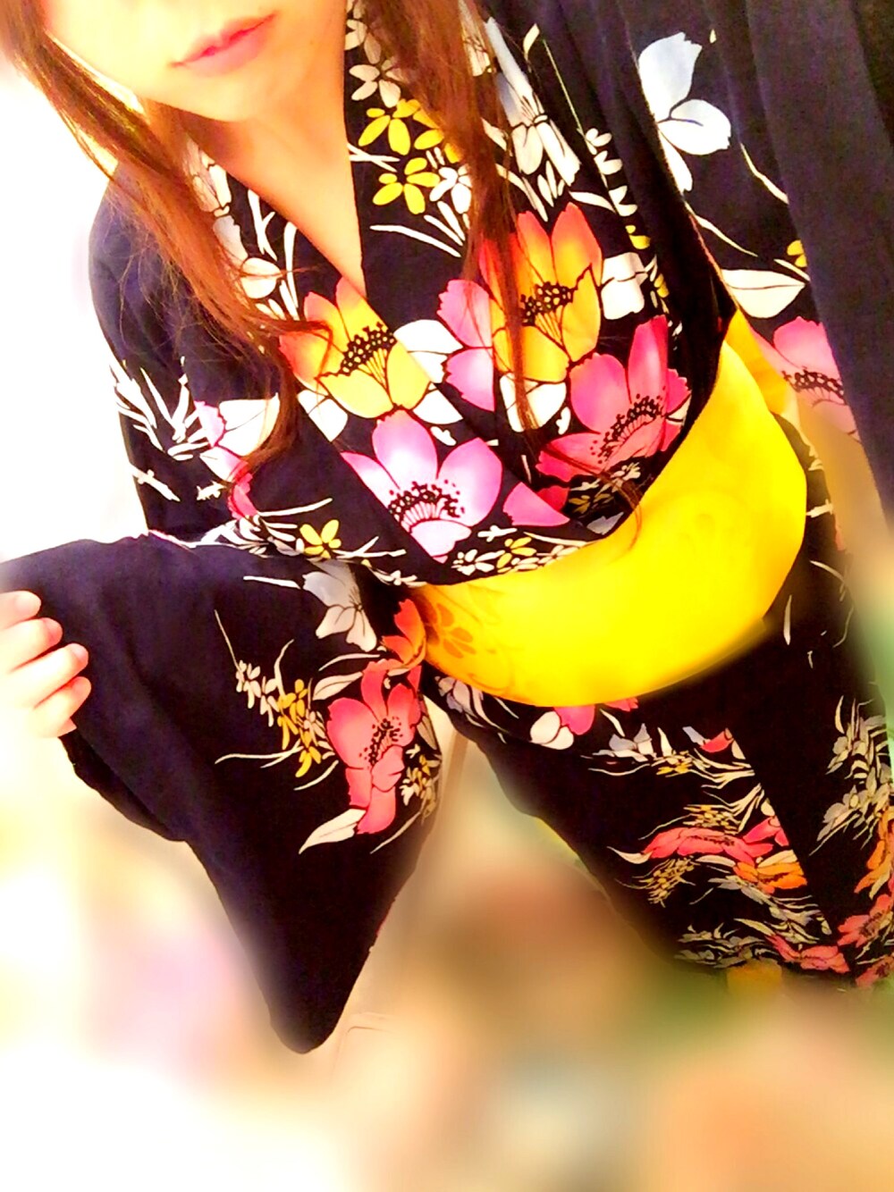 「浴衣👘のアイテム（その他、その他）」を使った、みさちんさん（レディース・158cm）の夏コーディネートの1枚目の写真