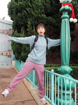 「I am I （アイアムアイ）のアイテム（パンツ）」を使った、mame\☺︎/さん（レディース・160cm）の秋コーディネート