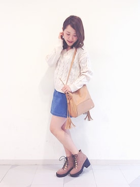 Rie   Taniguchiさん（レディース・160cm）の冬コーディネート