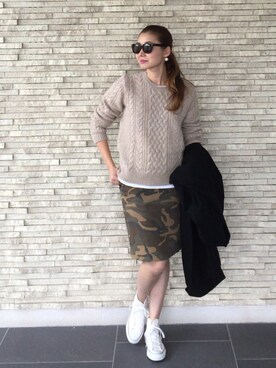 「福岡WEAR会」｜「アイテム（チェスターコート）」を使った、smileさん（レディース・165cm）の冬コーディネート