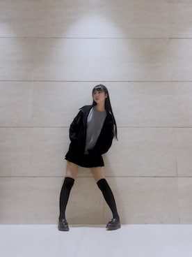 「school」｜「アイテム（ブーティ）」を使った、YummyZさん（レディース・172cm）の秋コーディネート