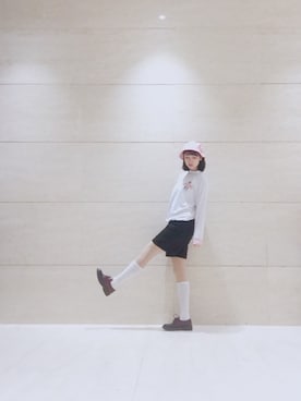 「school」｜「アイテム（ブーティ）」を使った、YummyZさん（レディース・172cm）の秋コーディネート