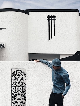 「アイテム（シャツ/ブラウス）」を使った、ILoveUglyさん（メンズ・244cm）の春コーディネート