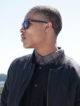 「menswear」｜「アイテム（ダウンジャケット/コート）」を使った、ILoveUglyさん（メンズ・173cm）の春コーディネート