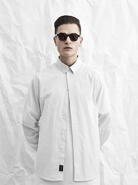 「アイテム（サングラス）」を使った、ILoveUglyさん（メンズ・203cm）の春コーディネート