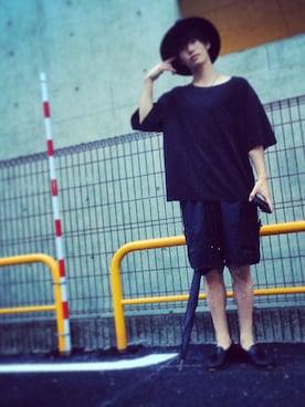 「CLASS（クラス）のアイテム（Tシャツ/カットソー）」を使った、はのあきひとさん（メンズ・173cm）の夏コーディネート