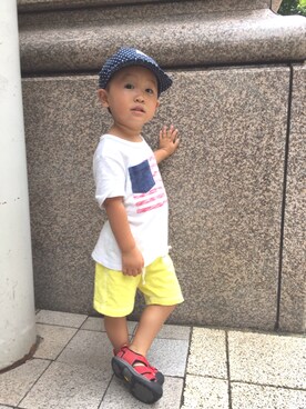 JINSANさん（キッズ・90cm）の夏コーディネート