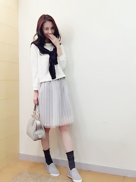 喵喵小桃さん（レディース・160cm）の秋コーディネート