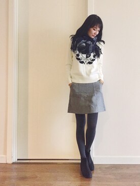 喵喵小桃さん（レディース・160cm）の秋コーディネート