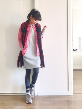 喵喵小桃さん（レディース・160cm）の冬コーディネート