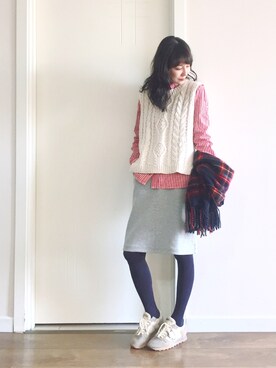 喵喵小桃さん（レディース・160cm）の冬コーディネート