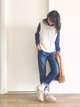 喵喵小桃さん（レディース・160cm）の春コーディネート