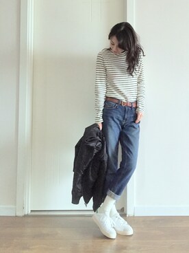 喵喵小桃さん（レディース・160cm）の春コーディネート