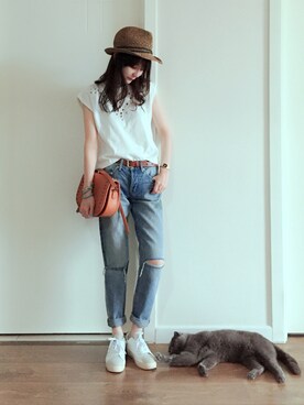 喵喵小桃さん（レディース・160cm）の夏コーディネート