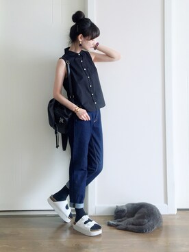 喵喵小桃さん(レディース・160cm)の夏コーディネート