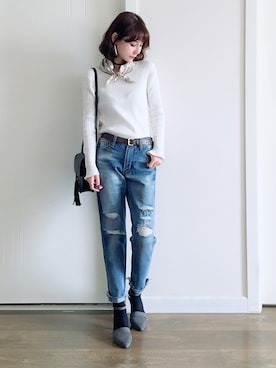 喵喵小桃さん（レディース・160cm）の秋コーディネート