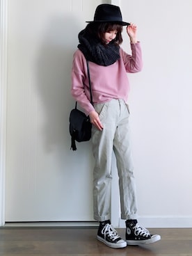 喵喵小桃さん(レディース・160cm)の冬コーディネート