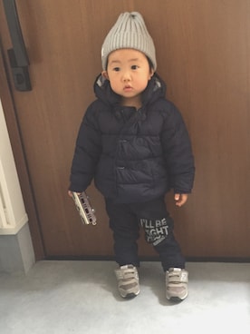 「babygap」｜「アイテム（ダウンジャケット/コート）」を使った、maiさん（キッズ・90cm）の春コーディネート