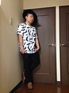 「FULL LIFE（フルライフ）のアイテム」を使った、小林一寿さん（メンズ・164cm）の夏コーディネート