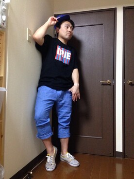 「IRIE by Irielife」｜小林一寿さん（メンズ・164cm）の夏コーディネート