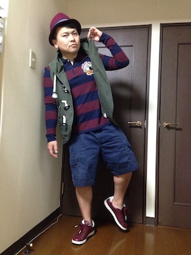 帽子を使った やんちゃ坊主 のメンズ人気ファッションコーディネート ユーザー その他ユーザー Wear