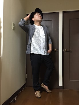 「FULL LIFE（フルライフ）のアイテム」を使った、小林一寿さん（メンズ・164cm）の秋コーディネート